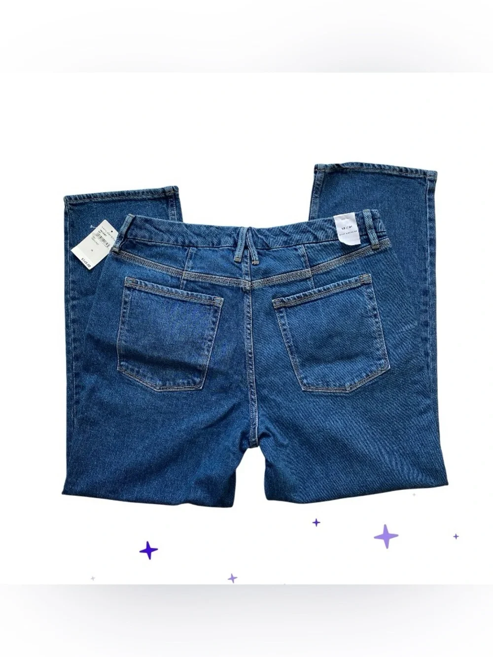 NWT Good American Jeans size 12/31 Indigo067